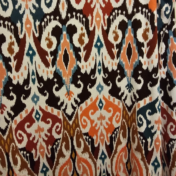 Like New LOFT Outlet Geometric Print Sleeveless Swing Dress - L - Picture 2 of 5